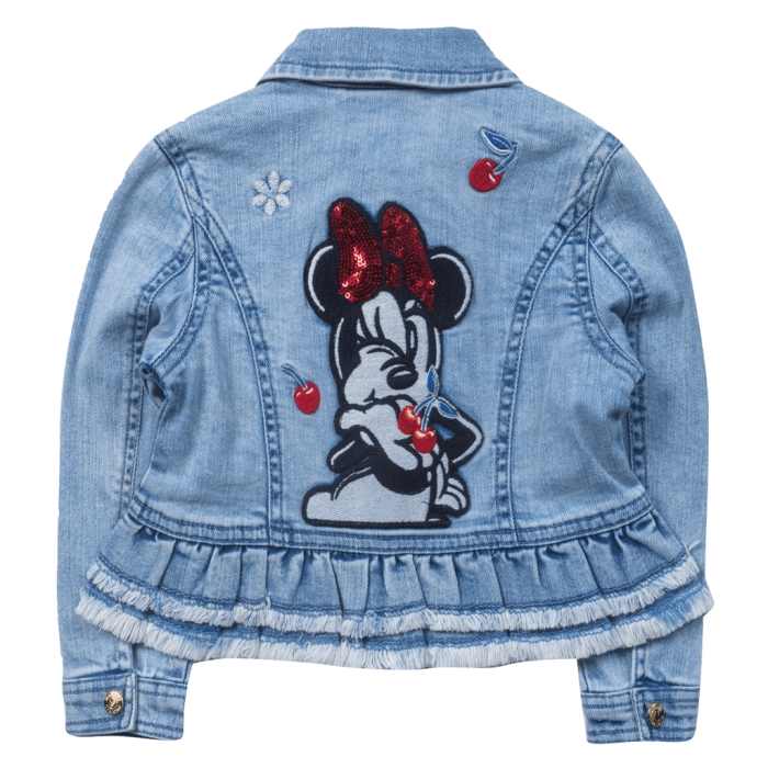 Βρεφικό μπουφάν Disney για κορίτσια Kissi τζίν κοριτσίστικα καθημερινά Minnie επώνυμα online (2)