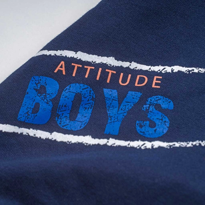 Παιδικό σετ New College για αγόρια Attitude μπλε καθημερινά σετάκια καλοκαιρινά ετών online (5)