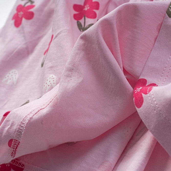 Παιδικό φόρεμα Name it για κορίτσια Tulip ροζ καλοκαιρινό οικονομικό βαμβακερό μακό ετών online (1)