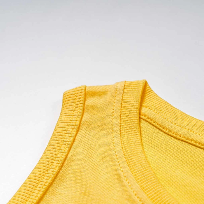 Παιδική μπλούζα Name it για αγόρια Ocean Adventure κίτρινο καθημερινή καλοκαιρινή μακό βαμβακερή άνετη ετών online (2)