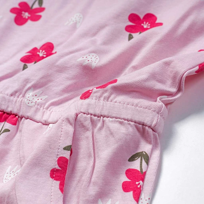 Παιδική σαλοπέτα Name it για κορίτσια Daisy ροζ καθημερινό μακό καλοκαιρινό βαμβακερό ετών online (3)