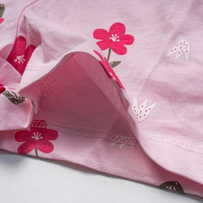 Παιδική σαλοπέτα Name it για κορίτσια Daisy ροζ καθημερινό μακό καλοκαιρινό βαμβακερό ετών online (4)