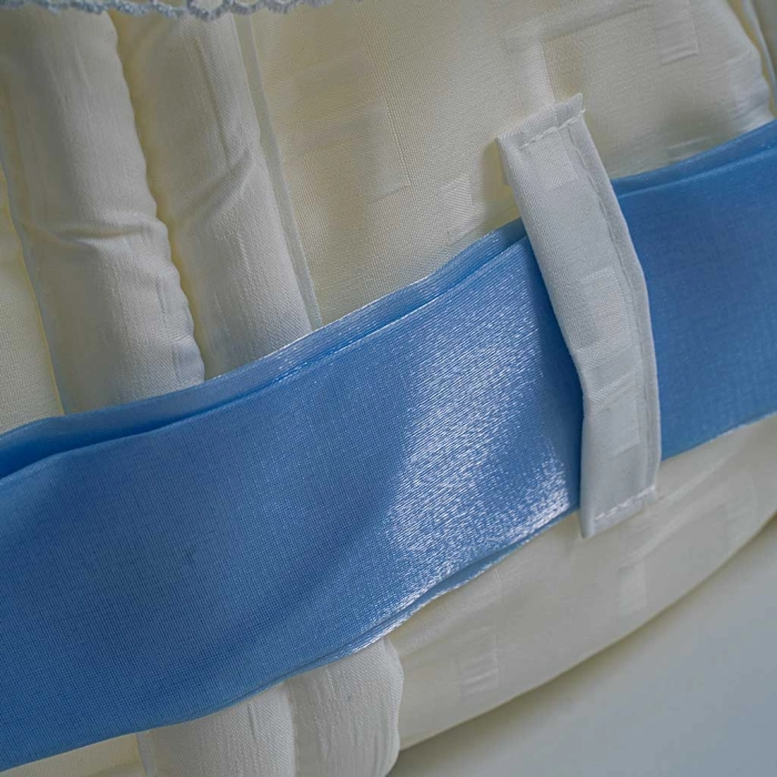 Βρεφική καλαθούνα για αγόρια Prince γαλάζιο βρεφικές καλαθουνες στέμμα βαμβακερά μαιευτήριο νεογέννητα μηνών (12)