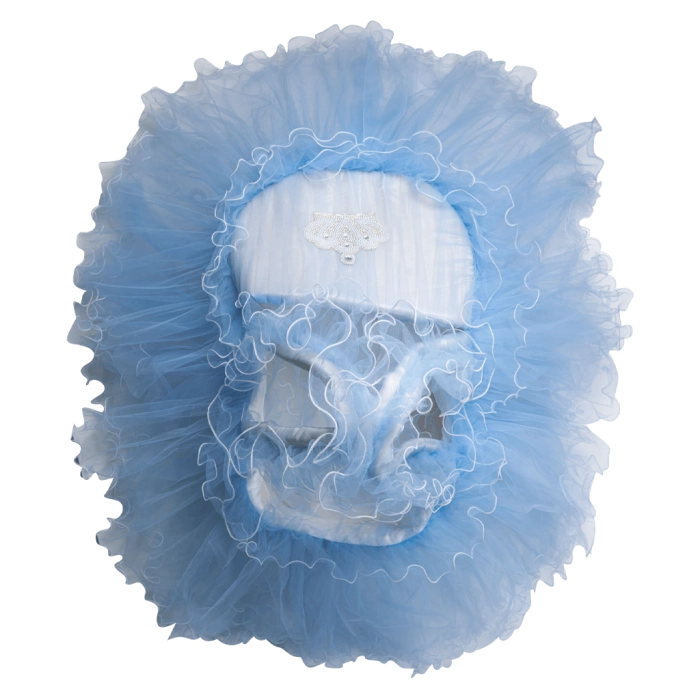 Βρεφική καλαθούνα για αγόρια King γαλάζιο βρεφικές καλαθουνες στέμμα βαμβακερά μαιευτήριο νεογέννητα μηνών (7)