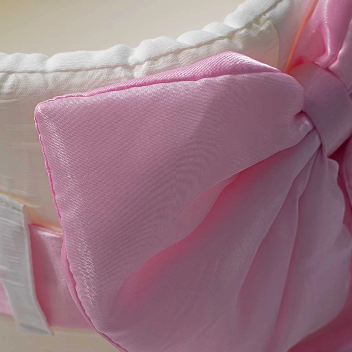 Βρεφική καλαθούνα για κορίτσια Princess ροζ βρεφικές καλαθουνες στέμμα βαμβακερά μαιευτήριο νεογέννητα μηνών (28)