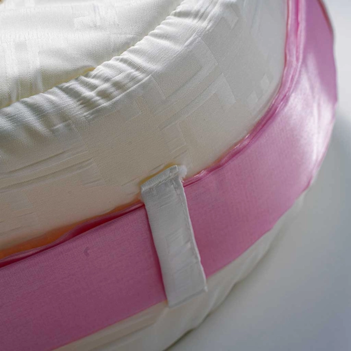Βρεφική καλαθούνα για κορίτσια Princess ροζ βρεφικές καλαθουνες στέμμα βαμβακερά μαιευτήριο νεογέννητα μηνών (31)