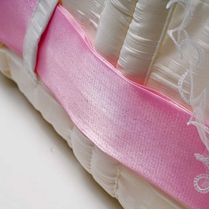 Βρεφική καλαθούνα για κορίτσια Princess ροζ βρεφικές καλαθουνες στέμμα βαμβακερά μαιευτήριο νεογέννητα μηνών (26)
