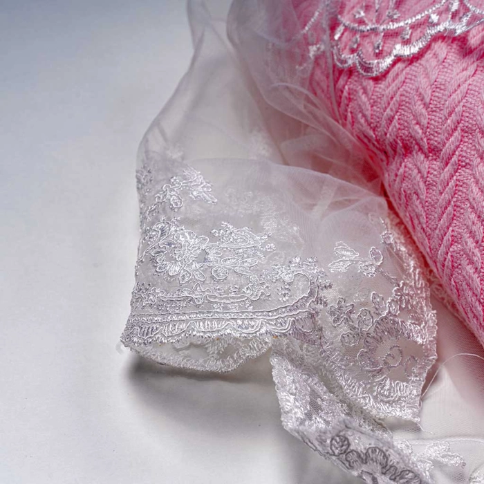 Βρεφικός υπνόσακος για κορίτσια Bow ροζ μοντέρνο νεογέννητο μαιευτήριο δώρο ζεστός online (4)