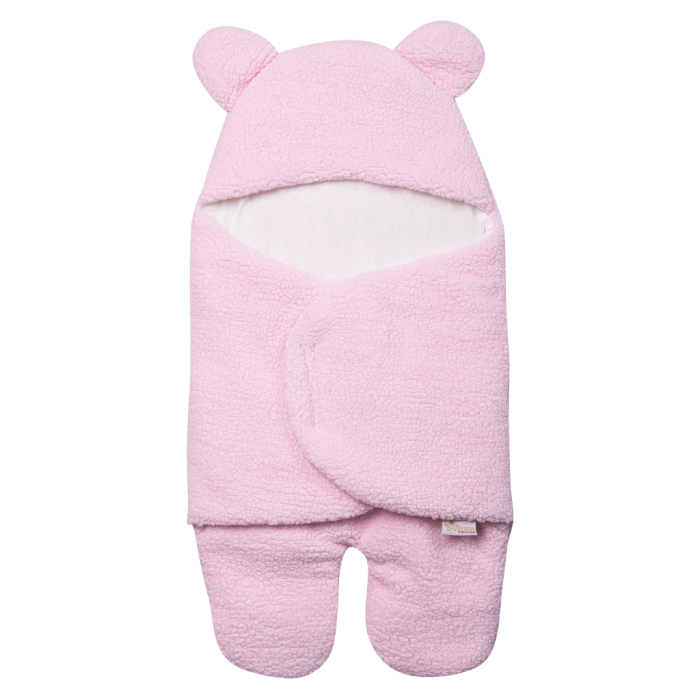Βρεφικός υπνόσακος για κορίτσια Bear ροζ μοντέρνο νεογέννητο μαιευτήριο δώρο ζεστός online (6)