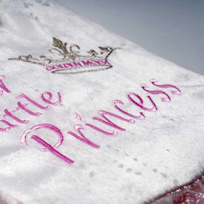 Βρεφικός υπνόσακος για αγόρια Little Princess ροζ στέμμα μοντέρνο νεογέννητο μαιευτήριο δώρο ζεστός online (8)