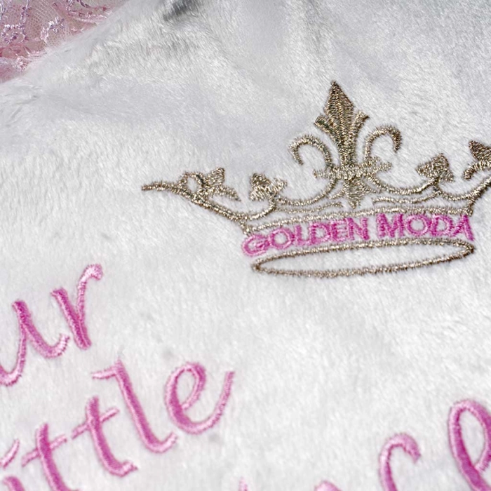 Βρεφικός υπνόσακος για αγόρια Little Princess ροζ στέμμα μοντέρνο νεογέννητο μαιευτήριο δώρο ζεστός online (9)