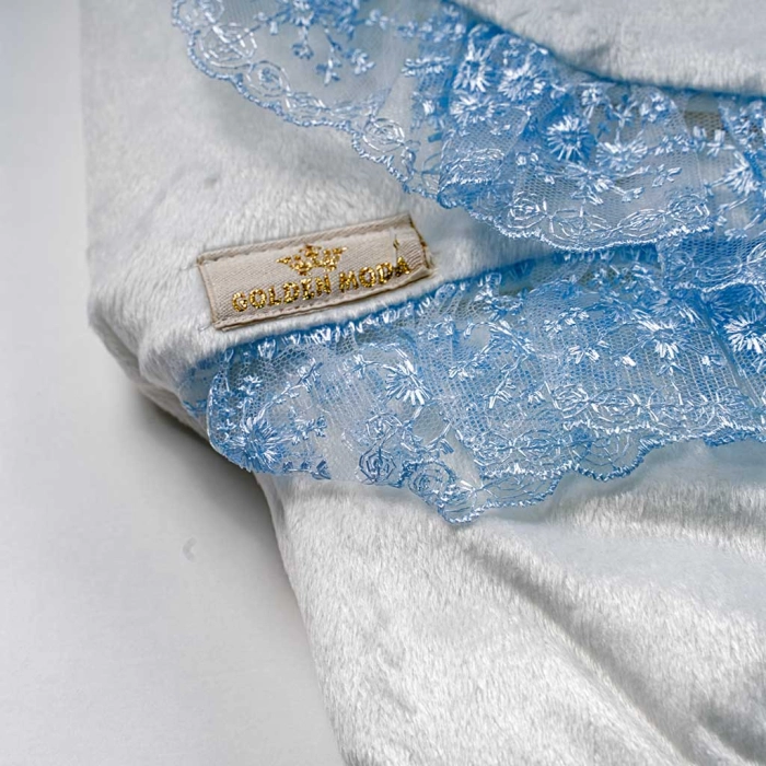 Βρεφικός υπνόσακος για αγόρια Little Prince γαλάζιο στέμμα μοντέρνο νεογέννητο μαιευτήριο δώρο κορώνα  ζεστός online (8)