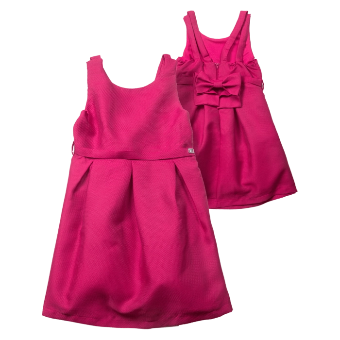 Παιδικό φόρεμα Εβίτα για κορίτσια Wonderful φούξια καλό φιόγκος καλοκαιρινό βόλτα ετών online (1)