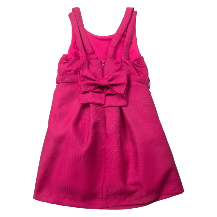 Παιδικό φόρεμα Εβίτα για κορίτσια Wonderful φούξια καλό φιόγκος καλοκαιρινό βόλτα ετών online (2)