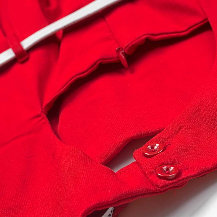 Παιδικό φόρεμα Εβίτα για κορίτσια Daisy κόκκινο μοντέρνο βόλτα καλοκαιρινό ετών casual online (1)