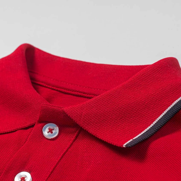 Παιδική μπλούζα Polo Hashtag για αγόρια Legend κόκκινο πόλο καλοκαιρινό οικονομικό άνετο καλό ετών polo online  (12)