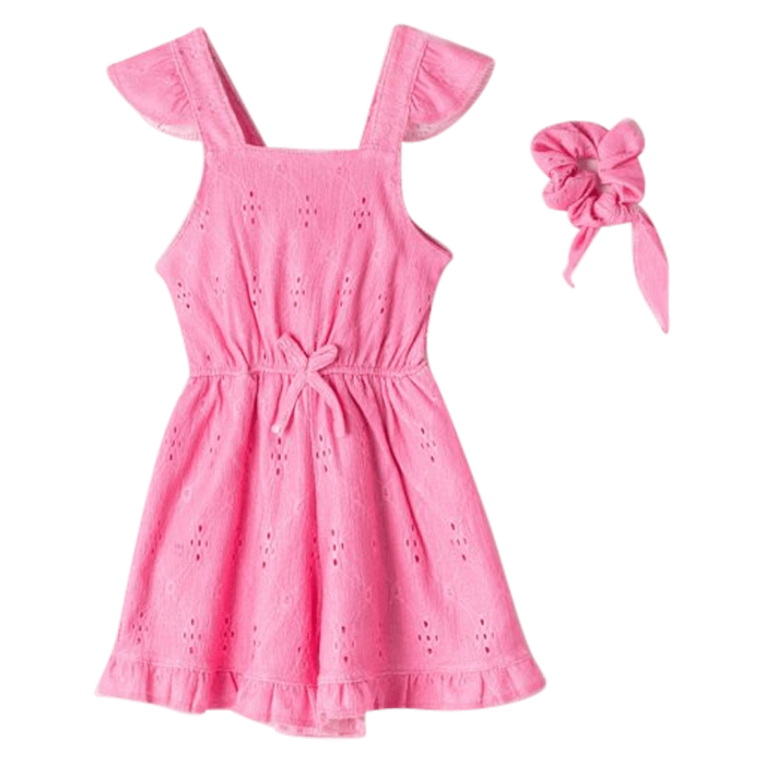 Παιδική σαλοπέτα Εβίτα για κορίτσια Butterfly ροζ καθημερινά κοριτσίστικα online