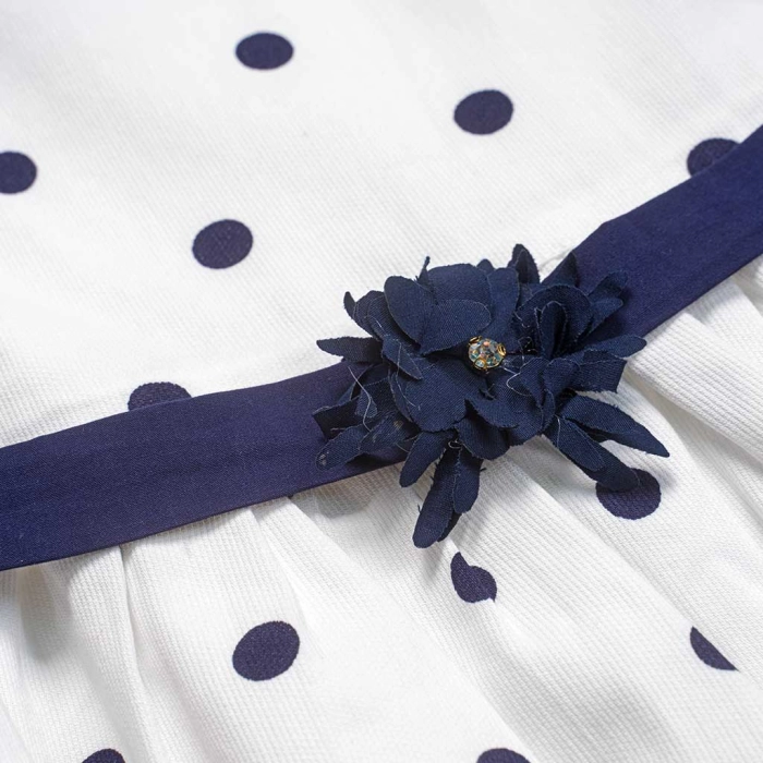 Παιδικό φόρεμα Εβίτα για κορίτσια Dots μπλε μοντέρνο βόλτα καλοκαιρινό ετών casual online (3)