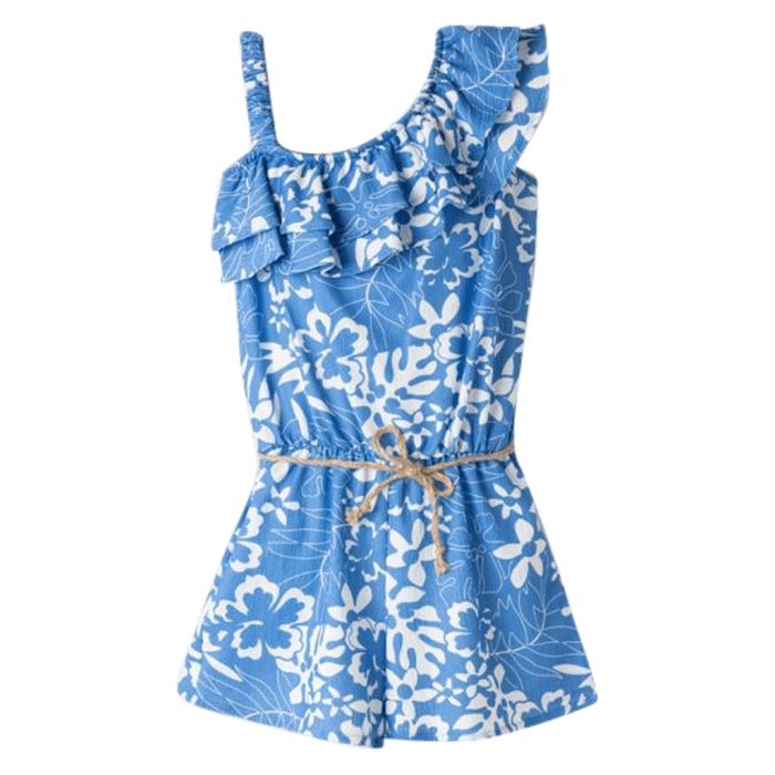 Παιδική σαλοπέτα Εβίτα για κορίτσια Guapa μπλε καθημερινά ολόσωμο καλοκαιρινό βόλτα κοριτσίστικα casual online
