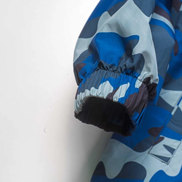 Παιδικό μπουφάν New College για αγόρια Army  μπλε καλοκαιρινά ανοιξιάτικα μπουφάν λεπτά μοντέρνα ετών online (5)
