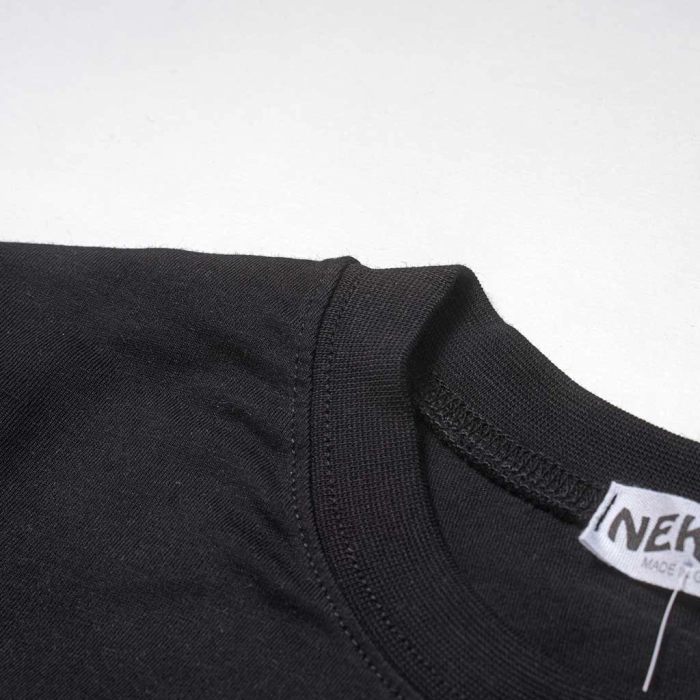Παιδική μπλούζα ΝΕΚ για αγόρια Unlimiteds μαύρο καλοκαιρινές κοντομάνικες t-shirt μακό ετών online (3)