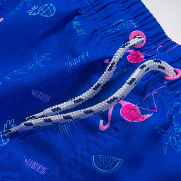 Παιδικό μαγιό Minoti για αγόρια Flamingo μπλε για θάλασσα μοντέρνο ήλιο ρούχα για παραλία ετών (4)