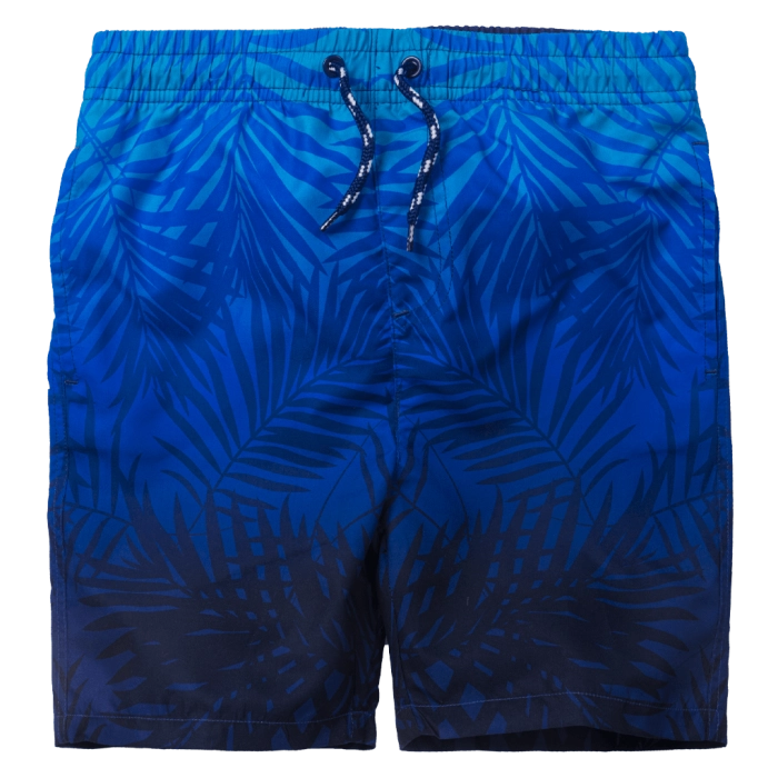 Παιδικό μαγιό Minoti για αγόρια Leaves μπλε για θάλασσα μοντέρνο ήλιο ρούχα για παραλία ετών (3)