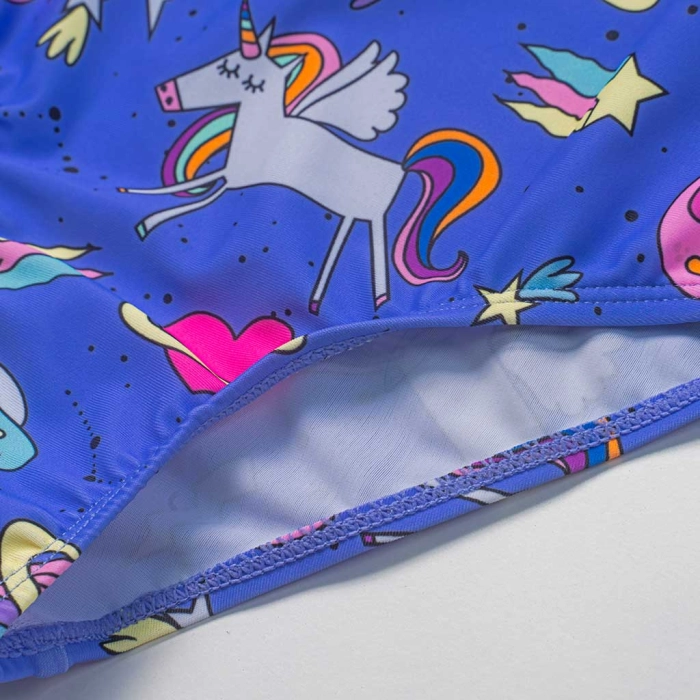 Παιδικό μαγιό Minoti για κορίτσια Unicorn space μωβ για θάλασσα προστασία UV ήλιο ρούχα για παραλία ετών (5)