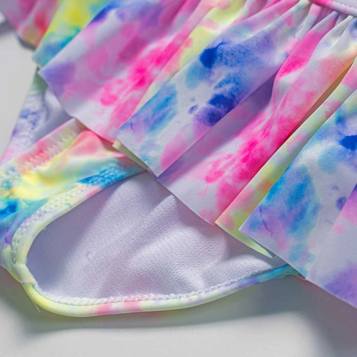 Παιδικό μαγιό Minoti για κορίτσια Splash πολύχρωμο για θάλασσα προστασία UV ήλιο ρούχα για παραλία ετών online (4)
