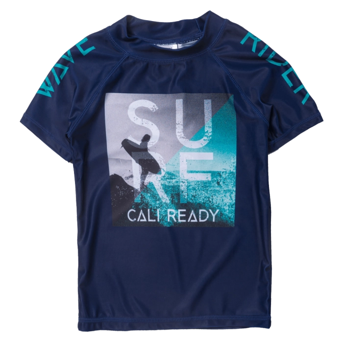 Παιδικό μαγιό αντιλιακή μπλούζα Minoti για αγόρια Surf μπλε για θάλασσα προστασία UV ήλιο ρούχα για παραλία ετών online (1)