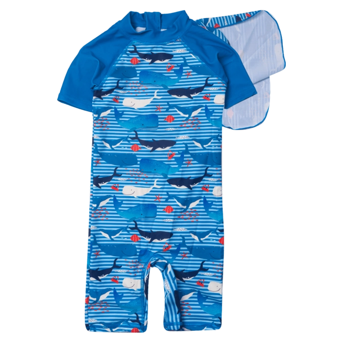 Παιδικό μαγιό ολόσωμο Minoti για αγόρια Ocean μπλε για θάλασσα προστασία UV ήλιο ρούχα για παραλία ετών online (1)