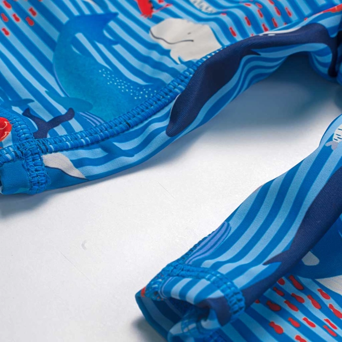Παιδικό μαγιό ολόσωμο Minoti για αγόρια Ocean μπλε για θάλασσα προστασία UV ήλιο ρούχα για παραλία ετών online (2)