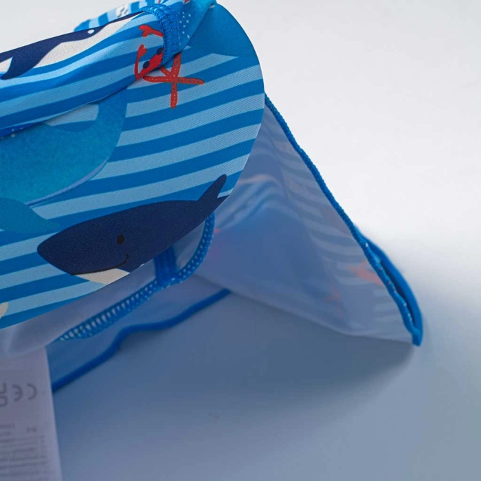 Παιδικό μαγιό ολόσωμο Minoti για αγόρια Ocean μπλε για θάλασσα προστασία UV ήλιο ρούχα για παραλία ετών online (5)