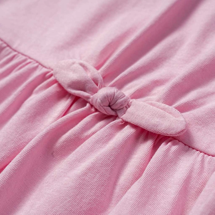 Παιδικό φόρεμα Name it για κορίτσια Muse ροζ καλοκαιρινό οικονομικό βαμβακερό μακό ετών online (2)