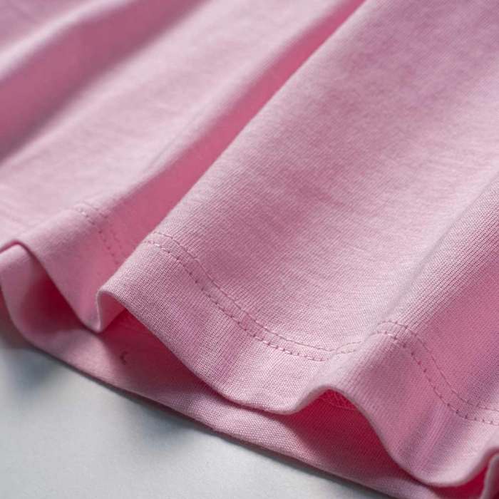 Παιδικό φόρεμα Name it για κορίτσια Muse ροζ καλοκαιρινό οικονομικό βαμβακερό μακό ετών online (4)