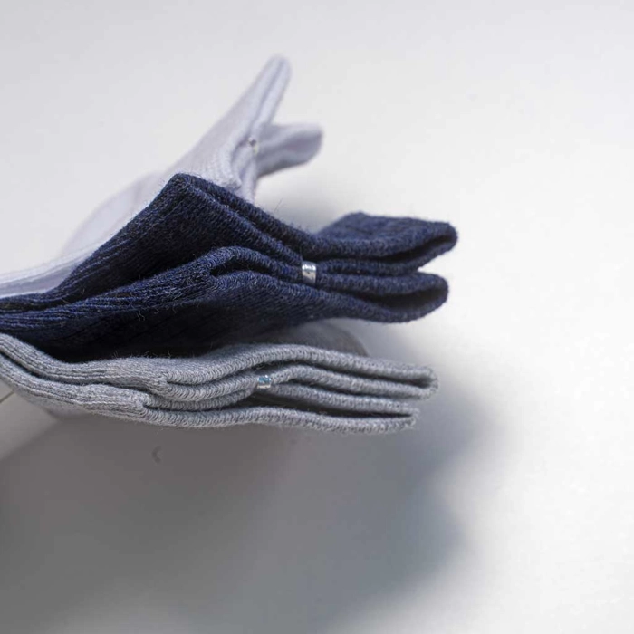 3 Παιδικές κάλτσες για αγόρια Acte γκρί μπλε άσπρο καθημερινές αγορίστικες online (1)