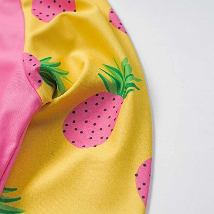 Παιδική αντιηλιακή μπλούζα με προστασία uv Losan για κορίτσια Pineapple ροζ καλοκαρινές προστατευτικές online (3)