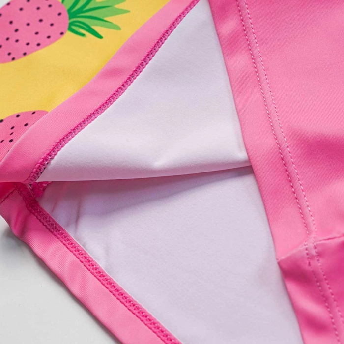Παιδική αντιηλιακή μπλούζα με προστασία uv Losan για κορίτσια Pineapple ροζ καλοκαρινές προστατευτικές online (1)