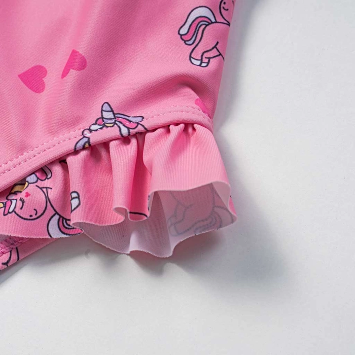 Βρεφικό μαγιό Losan για κορίτσια Cute Unicorns ροζ καλοκαιρινά παραλία ετών ήλιο online (2)