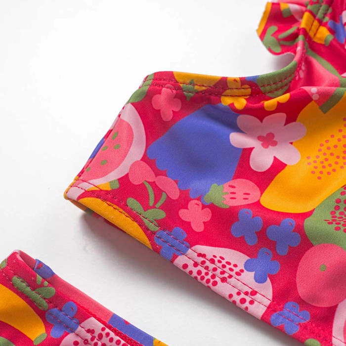 Παιδικό μαγιό Losan για κορίτσια Fruits φούξια καλοκαιρινά μπικίνι παραλία ετών online (3)